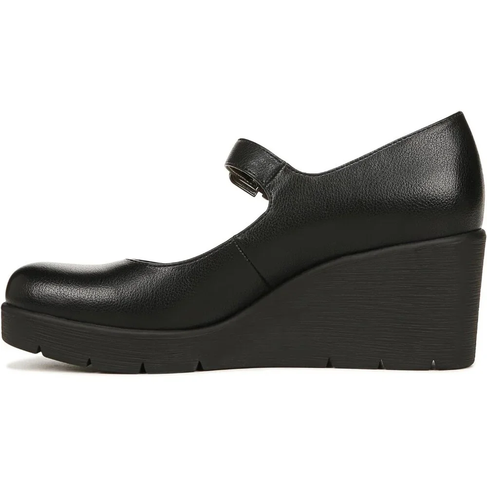Women's Soul Adore Casual Wedge - Mary Jane Style, Size 9 in Elegant Black - Picture 9 of 9